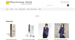 Desktop Screenshot of chartreusestyle.com